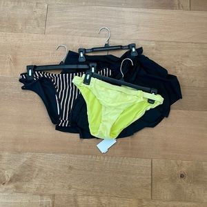 Bundle of 3 swimming suit bottoms! New!